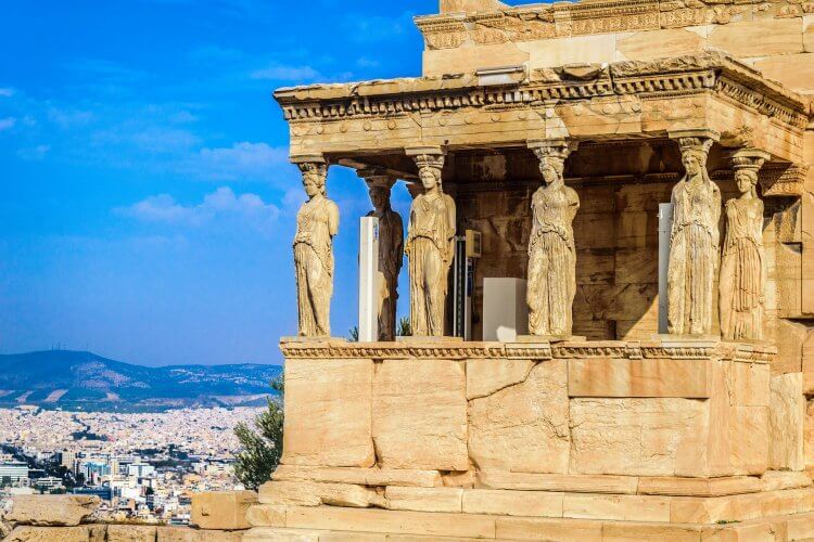 Photo of modern day Athens, Greece